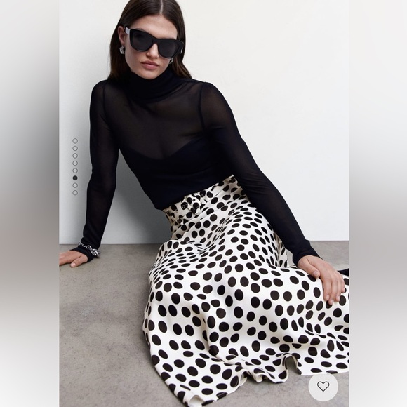 Mango Polkadot Maxi Skirt - New! - Picture 4 of 11